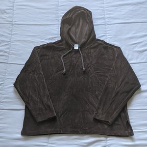 Brown Velour Gap Hoodie
